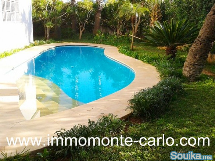 villa meublée avec piscine Hay Riad