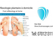 Massage au pieds à domicile