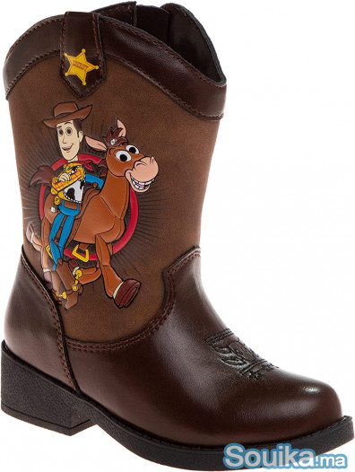 Disney Pixar Toy Story Bottes de cow-boy marron po