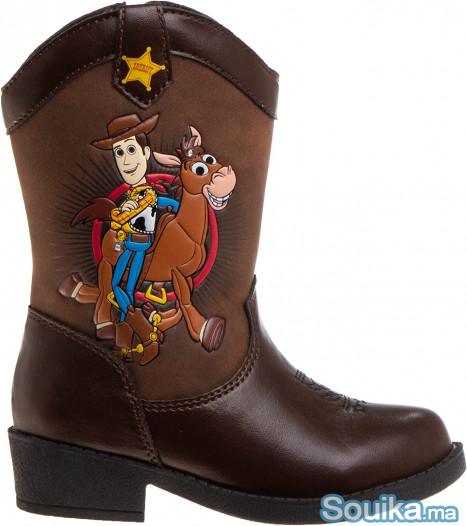 Disney Pixar Toy Story Bottes de cow-boy marron po