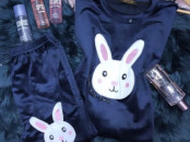 Pyjama lapin sxy en velours pour vs rendre féminin