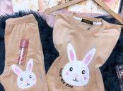 Pyjama lapin sxy en velours pour vs rendre féminin