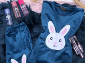 Pyjama lapin sxy en velours pour vs rendre féminin