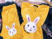 Pyjama lapin sxy en velours pour vs rendre féminin