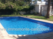 A louer villa avec piscine au quartier souissi