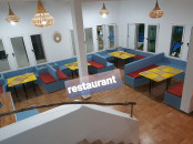 Restaurant avec piscine