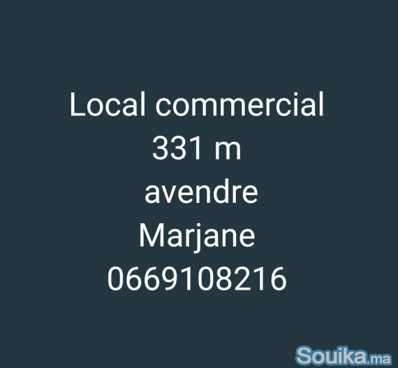 local commercial 331 m ascenseur garage marjane