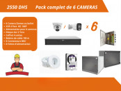 PACK 5 COMPLET DE 6 CAMÉRAS