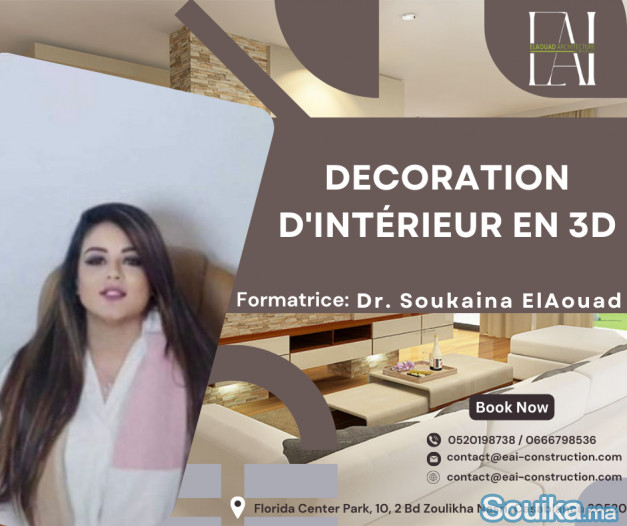 Décoration d'intérieur en 3D