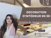 Décoration d'intérieur en 3D