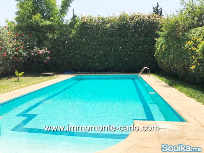 Location Villa avec piscine à Souissi