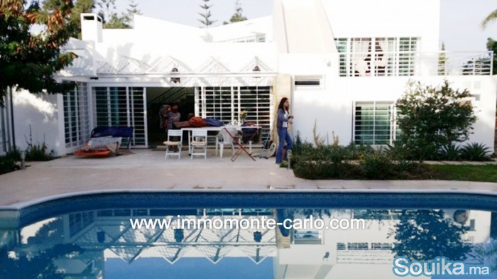 Villa avec piscine à louer à Hay Riad RABAT