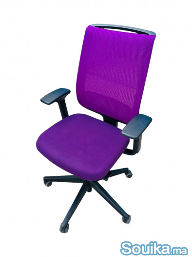 Chaise bureau Steelcase Replay Air violet promo