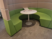 Alcôve acoustique circulaire réunion work pod avec