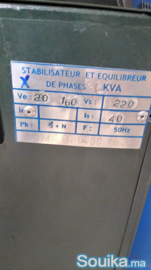 Vends régulateur de tension 15 kva
