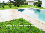 En location villa avec piscine à Souissi