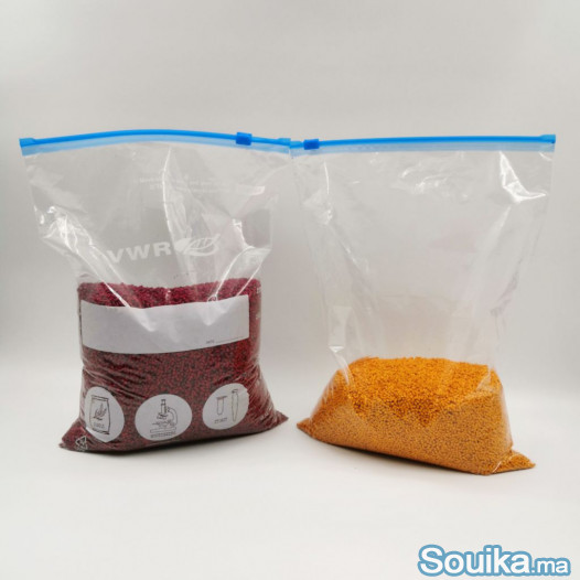 Sachet plastique zip avec curseur