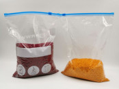 Sachet plastique zip avec curseur