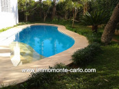 villa meublée avec piscine chauffée à Hay Riad