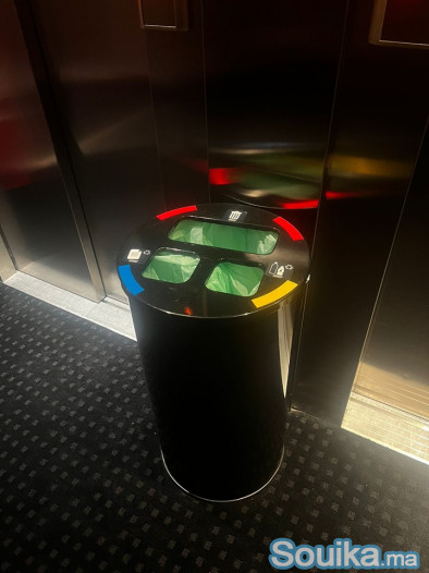 Collecteur de tri sélectif 3 compartiments