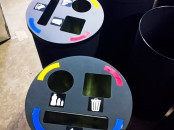 Collecteur de tri sélectif 3 compartiments