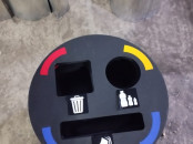 Collecteur de tri sélectif 3 compartiments