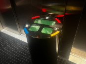 Collecteur de tri sélectif 3 compartiments