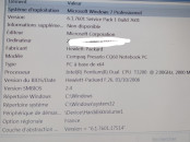 Vente ordinateur portable HP G60