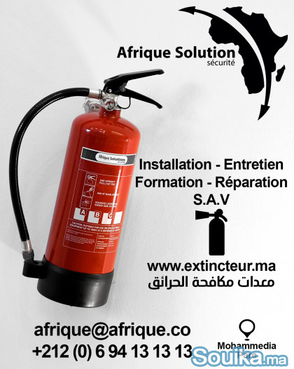 Recharge vérification des extincteurs d'incendie