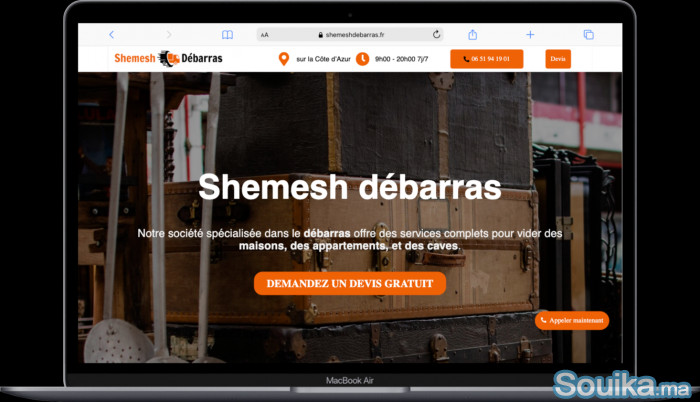 Site web vitrine à partir de 1500 DH !