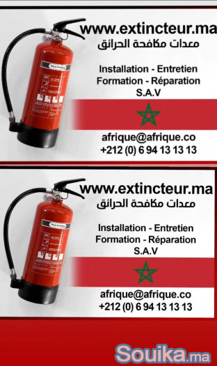 Recharge vérification des extincteurs d'incendie
