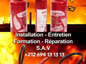 Recharge vérification des extincteurs d'incendie