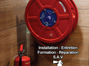 Recharge vérification des extincteurs d'incendie
