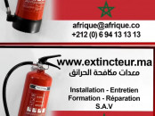 Recharge vérification des extincteurs d'incendie