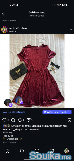 Robes utilisé une ou deux fois