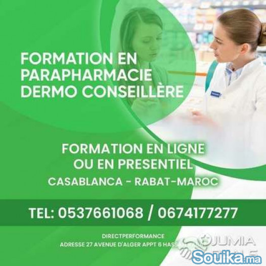 FORMATION EN PARAPHARMACIE