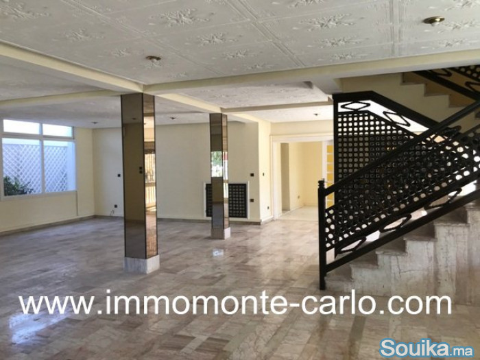 Villa usage bureau à louer à Souissi Rabat