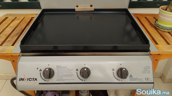 PLANCHA 3 FEUX PLAQUE ÉMAILLÉ