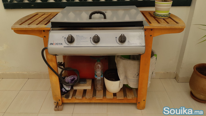 PLANCHA 3 FEUX PLAQUE ÉMAILLÉ