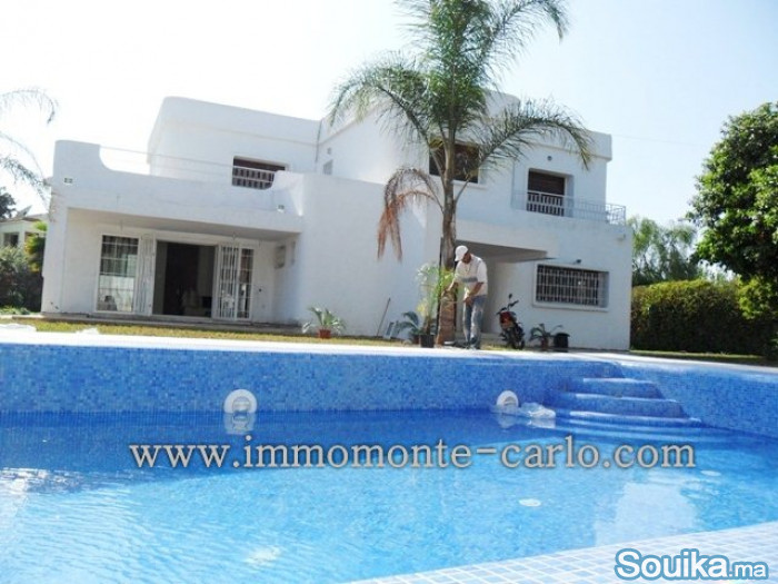 Villa avec chauffage et piscine à Souissi RABAT
