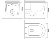 Toilette suspendu Teka