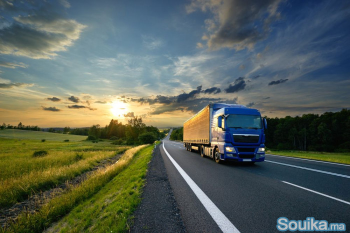 Poids lourd à Casablanca