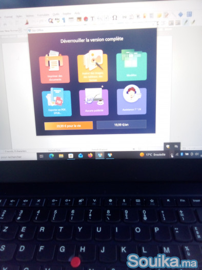 Pc Portable LENOVO ThinkPad i5 G7 Double Batterie