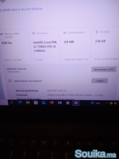 Pc Portable LENOVO ThinkPad T470 Core i5 7eme Géné