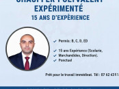 CHAUFFEUR PERMIS B-C-D-ED