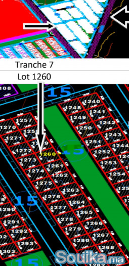 Terrain a vendre a beni Mellal