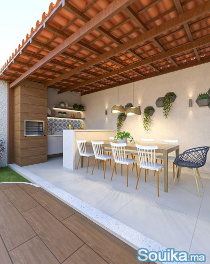 Roseaux naturels de lAtlas Clôture Pergola Dé