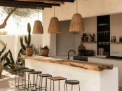 Roseaux naturels de lAtlas Clôture Pergola Dé