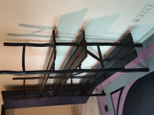 Étagère peinture noire