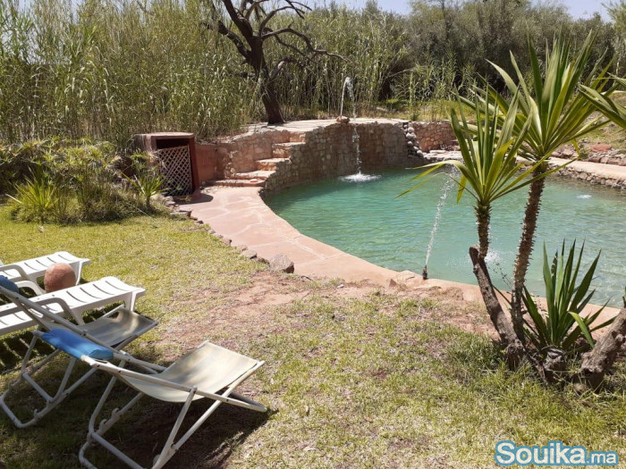 Villa jardin piscine km15 route de Fes